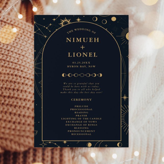 Programa de Ceremonia de Sol Celestial y Boda de l (Subido por el creador)