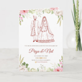 Programa de ceremonia hindú y programa de boda hin