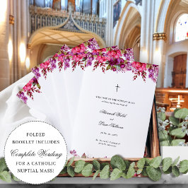 Programa de Ceremonia Masiva de Bodas Católicos Ro