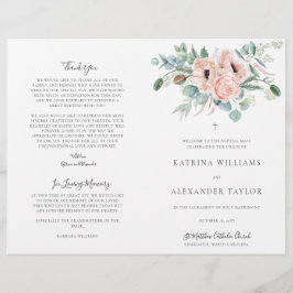 Programa de Ceremonia Masiva de la Boda Católica K