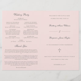 Programa de Ceremonia Masiva para Bodas Católicos