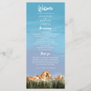 Programa de Ceremonia Rusa de Bodas de Montaña