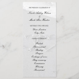 Programa de ceremonias de boda de arena para el co