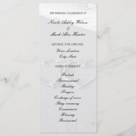 Programa de ceremonias de boda de arena para el co