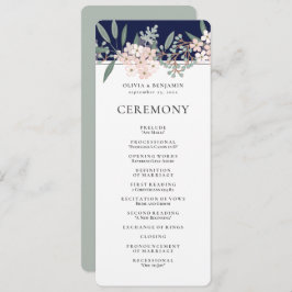 Programa de ceremonias de bodas de jardín ruidosas