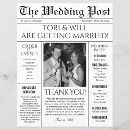Programa de correo boda
