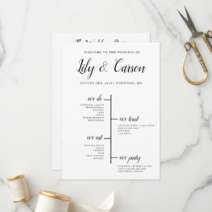 Programa de Cronología de Boda del Mejor Día de la