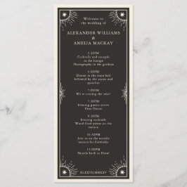 Programa de cronología del boda de la estrella de 