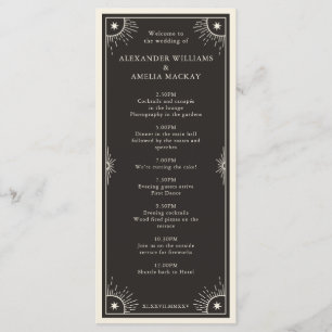 Programa de cronología del boda de la estrella de 