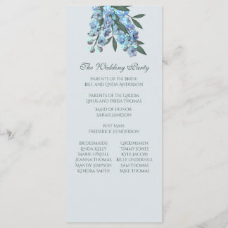 Programa de Delfino Floral Azul