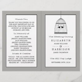 Programa de doble plegado para Boda de la vejez ca