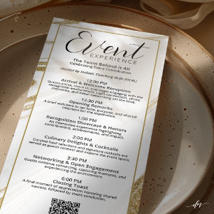 Programa de Evento de Reconocimiento Editable