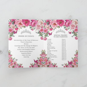 Programa de Eventos de Iglesia para Quinceañera Pa