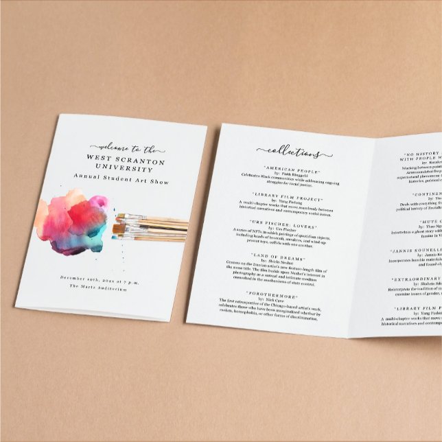 Programa de exhibición de arte para estudios, escu (Subido por el creador)