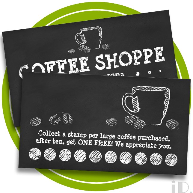Programa de fidelización COFFEE CUP CHALK (3puntos (Subido por el creador)