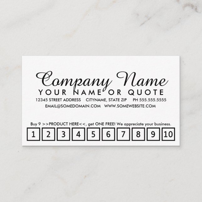 programa de fidelización de flores hermosas (Anverso)