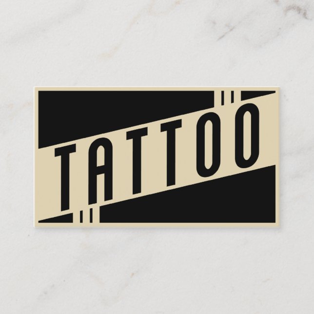 programa de fidelización de tatuajes retro (Anverso)