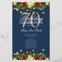 Programa de Fiesta de Cumpleaños de la Fiesta de O