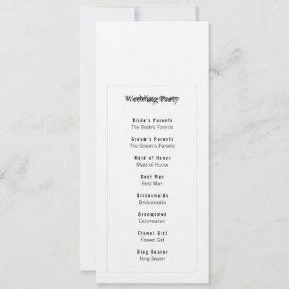 Programa de fiesta de novias por simplicidad