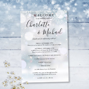 Programa de Fin de Semana de Boda de Invitados Cop