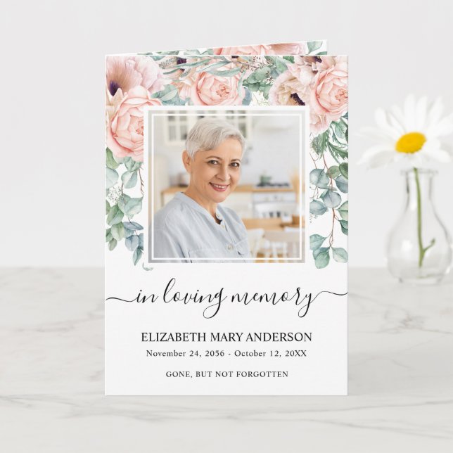 Programa de funerales conmemorativos de flores ros (Planta pequeña)