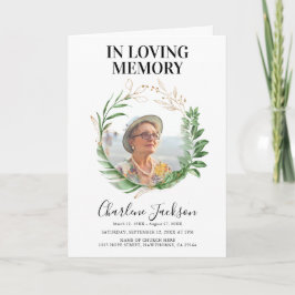 Programa de Funerales de Foliage Tropical Orden de