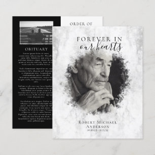 Programa de funerales de fotografía de mármol BUCO