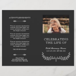 Programa de funerales de la gloria blanca