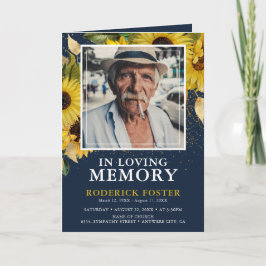 Programa de funerales de la Marina del Girasol y d