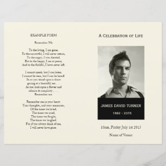 Programa de funerales de pedido de servicio en neg