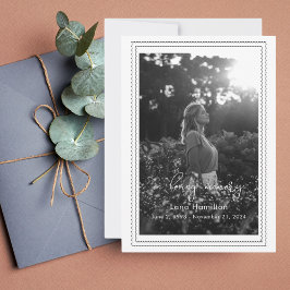 Programa de funerales fotográficos con guión de me