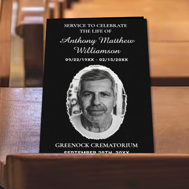 Programa de funerales fotográficos de Personalizad (Subido por el creador)