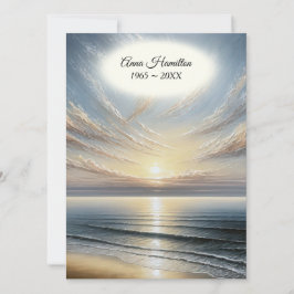 Programa de funerales Ocean Sunrise