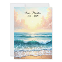 Programa de funerales Ocean Sunrise