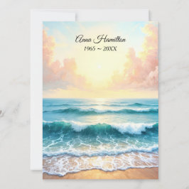 Programa de funerales Ocean Sunrise