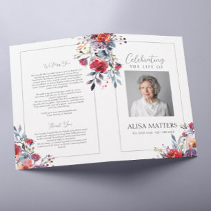 Programa de funerales Red Floral que celebra la vi
