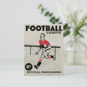 Programa de fútbol vintage