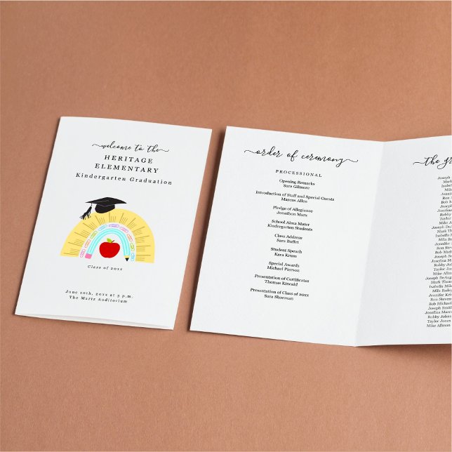 Programa de Graduación Preescolar (1 col.) (Subido por el creador)