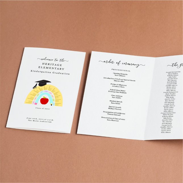 Programa de Graduación Preescolar (2 col.) (Subido por el creador)