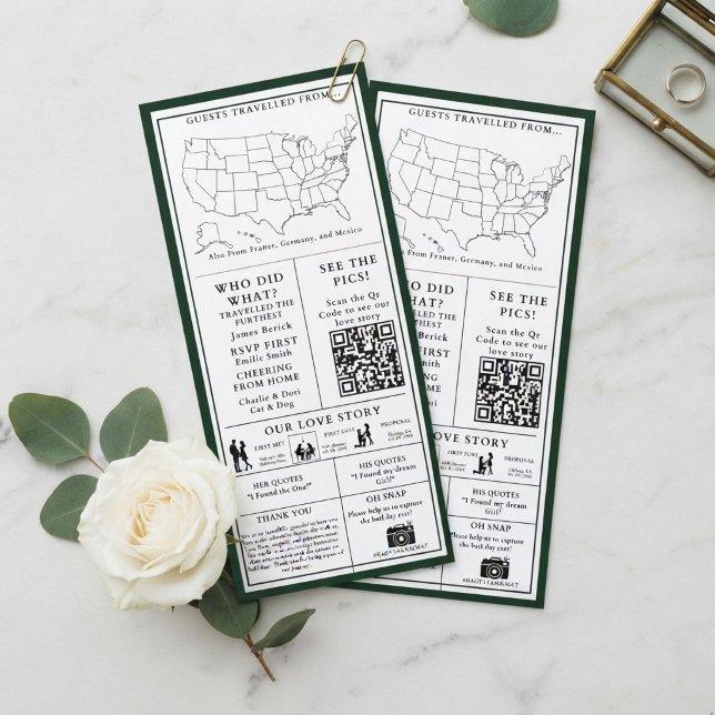 Programa de Infografía de Boda en Blanco y Negro (Subido por el creador)