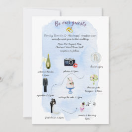 Programa de invitación a la línea de tiempo para B