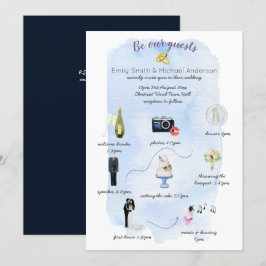 Programa de invitación a la línea de tiempo para B