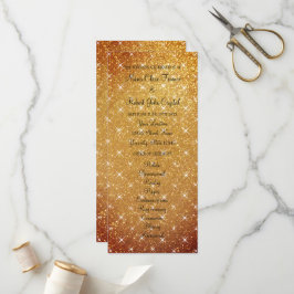 Programa de la ceremonia de boda de la fab purpuri