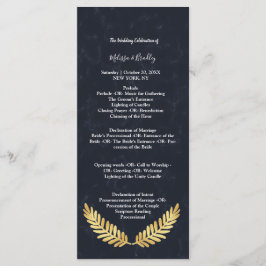 Programa de la ceremonia de la Marina del Marco Do