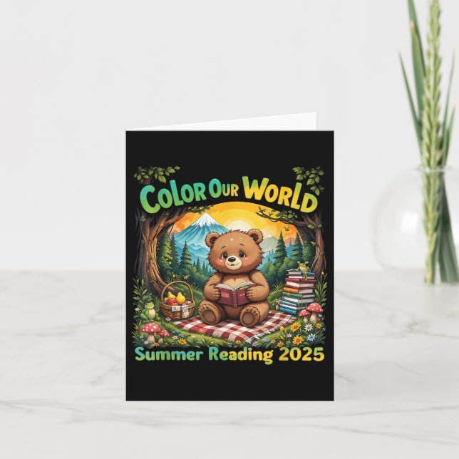 Programa de lecturas de verano de 2025 en color (Anverso)