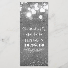 programa de luces de cadena de Relieve metalizado