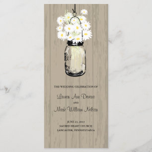 Programa de madera rústico del tarro y de las