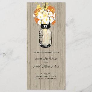 Programa de madera rústico del tarro y de los