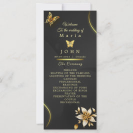 Programa de mariposa dorada negra