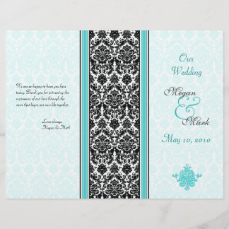 Programa de matrimonio Aqua y Black Damask